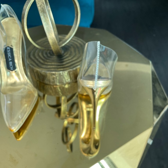 Jessica Rich Love Pump gold size 7 - Picture 3 of 6